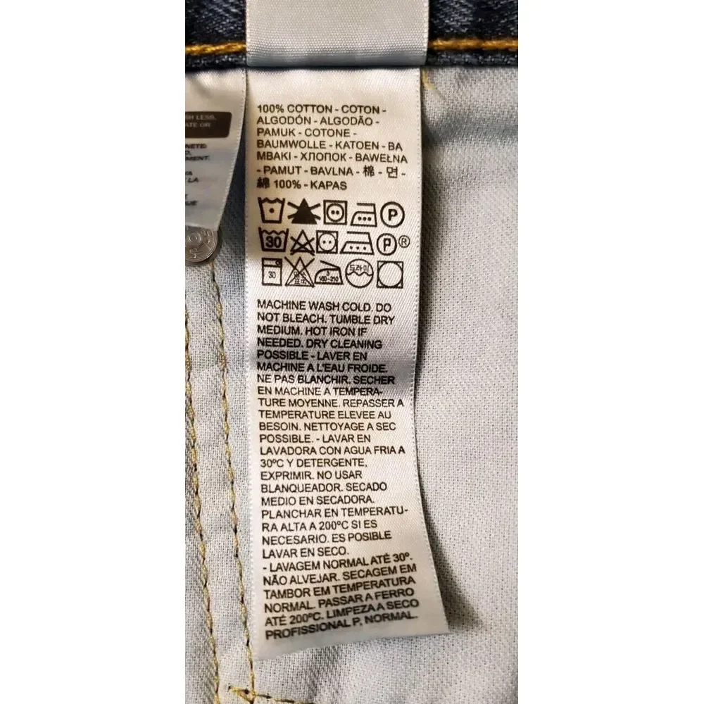 Levi's 505 Mens‎ Straight Fit Stonewash Blue Denim Jeans 38x32